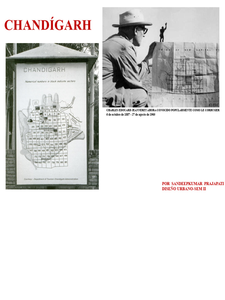 Chandigarh: Diseño Urbano de Le Corbusier | PDF