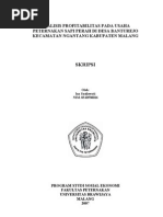 Download Analisis as Pada Usaha Peternakan Sapi Perah Di Desa Banturejo Kecamatan Ngantang Kabupaten Malang by hansmura SN94376828 doc pdf