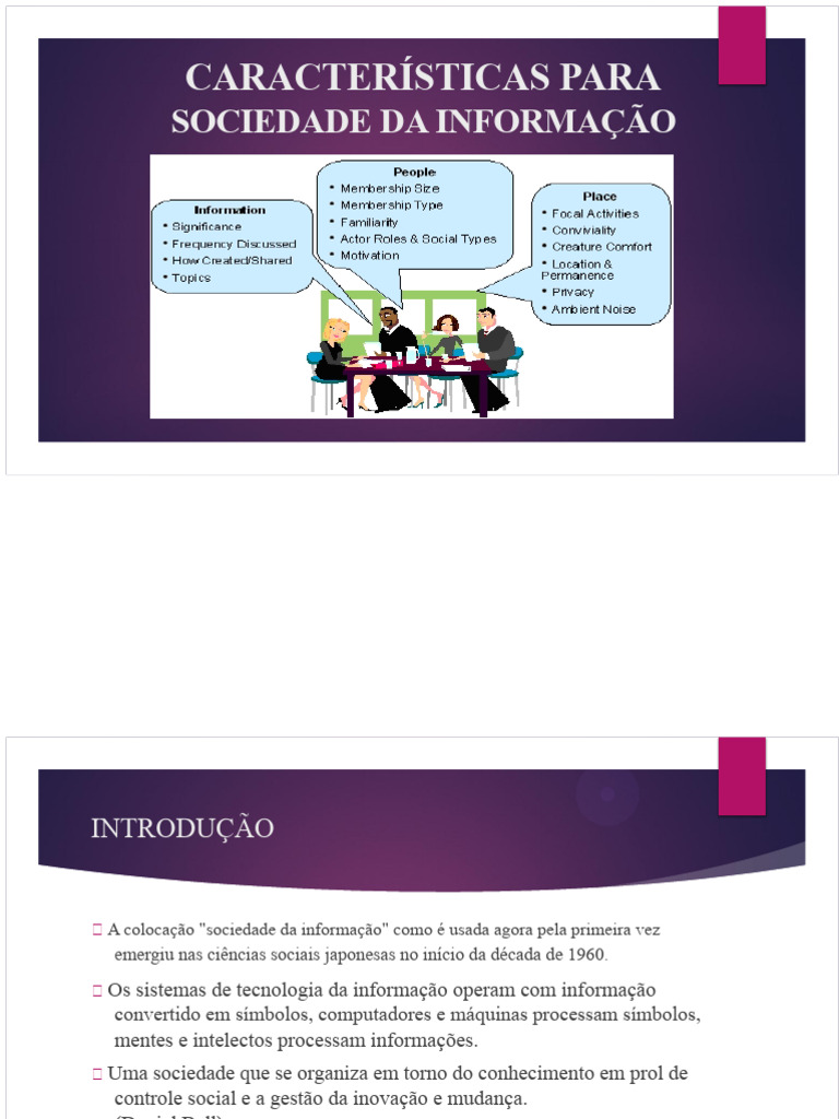 Características da Sociedade da Informação | PDF