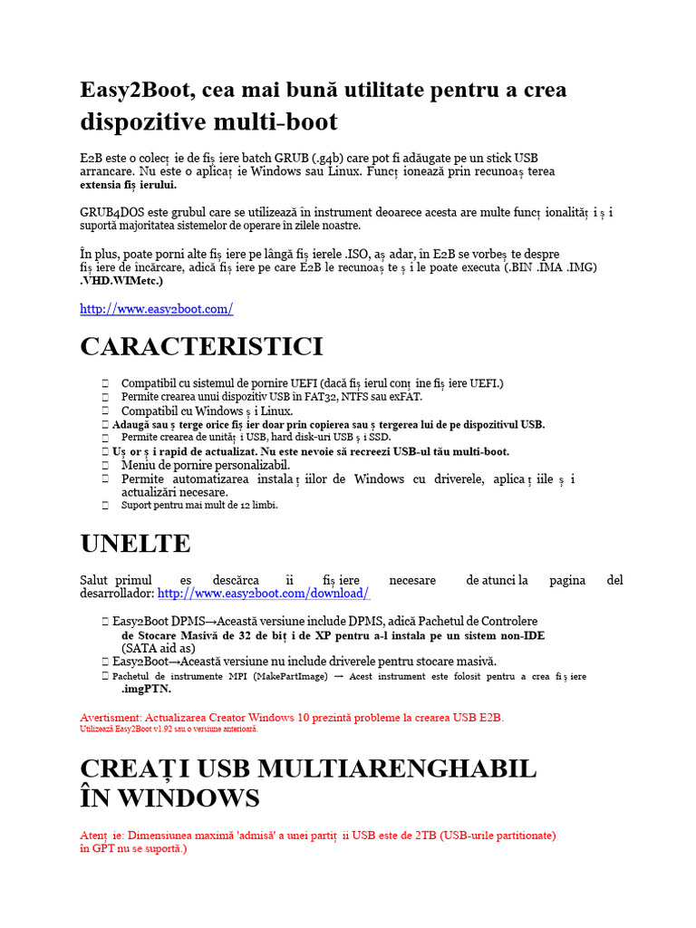 Easy 2 Boot | PDF
