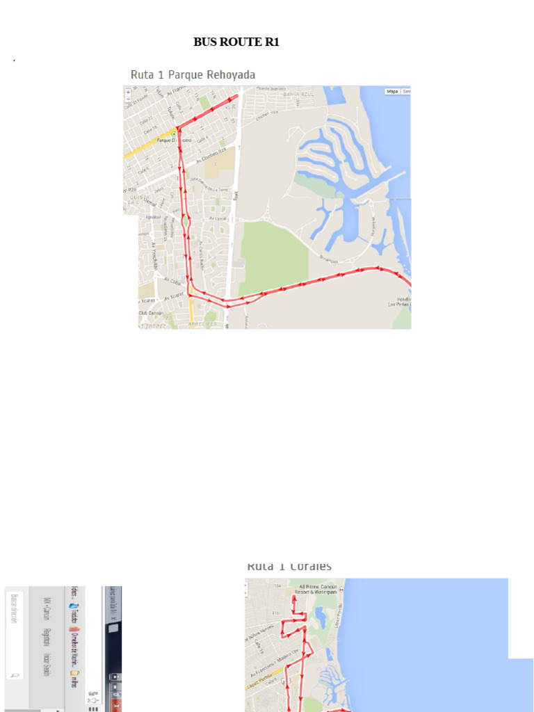 Bus Route R1 | PDF
