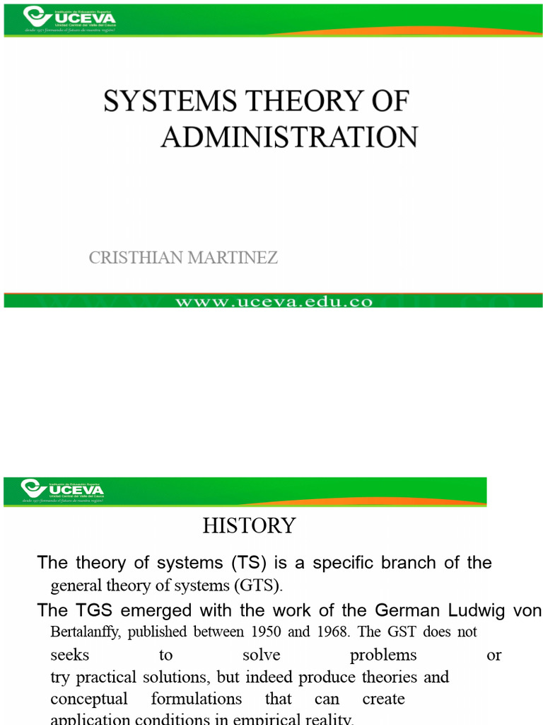 Theory of Management Systems | PDF | System | Systems Theory