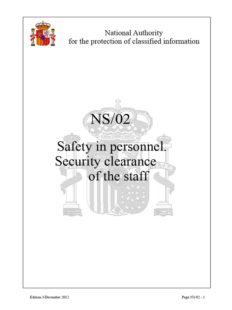 Personnel Security Clearance Guidelines | PDF | Classified Information