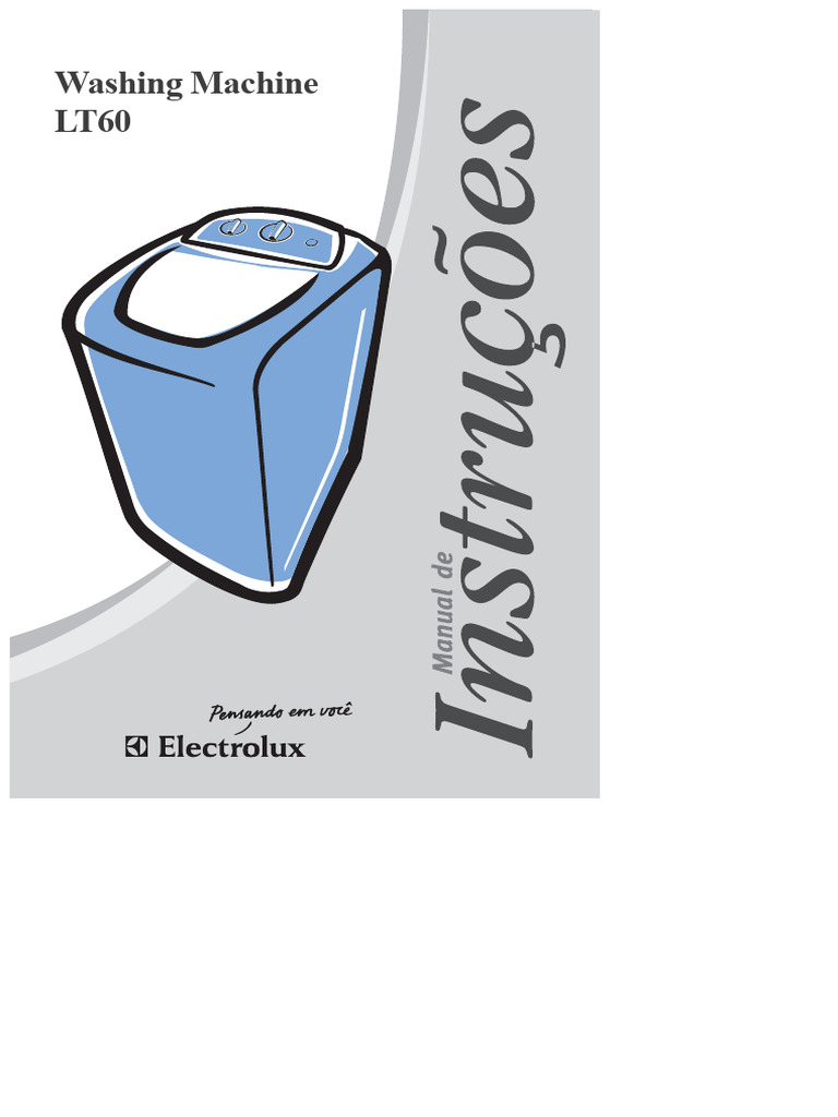 Electrolux LT60 Washing Machine Manual | PDF | Washing Machine ...