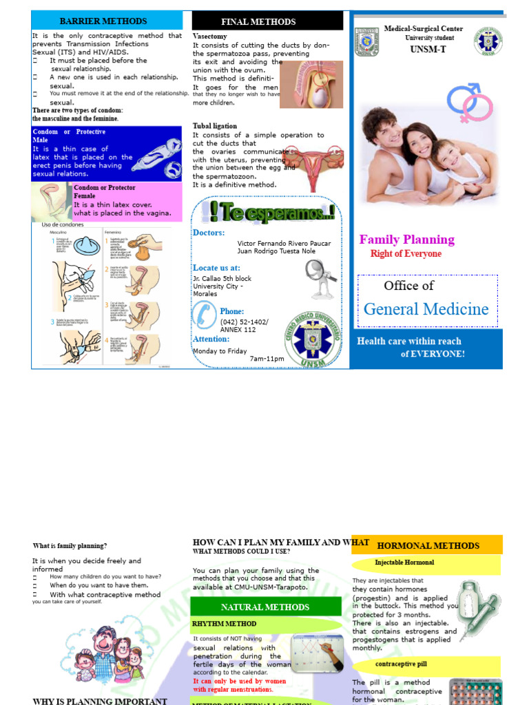 Barrier and Hormonal Contraceptive Methods | PDF | Birth Control ...