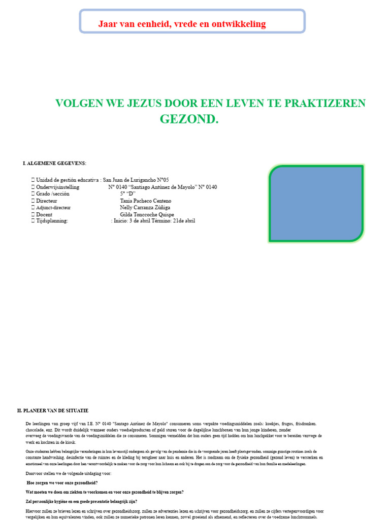 5° Leerervaring N°2 | PDF