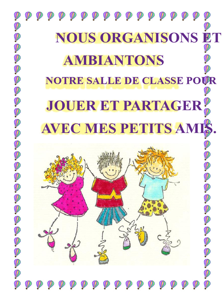 Organisation de la Salle de Classe 5 ans | PDF | Cochon d'Inde