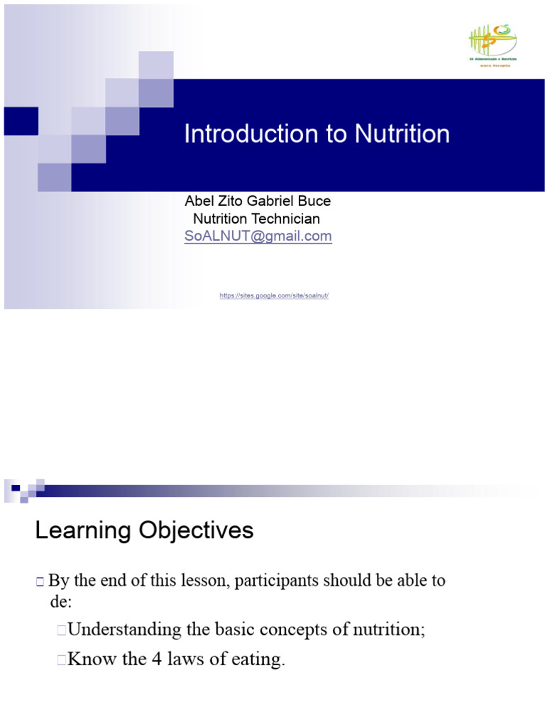 Essential Nutrition Concepts Explained | PDF | Nutrition | Diet & Nutrition