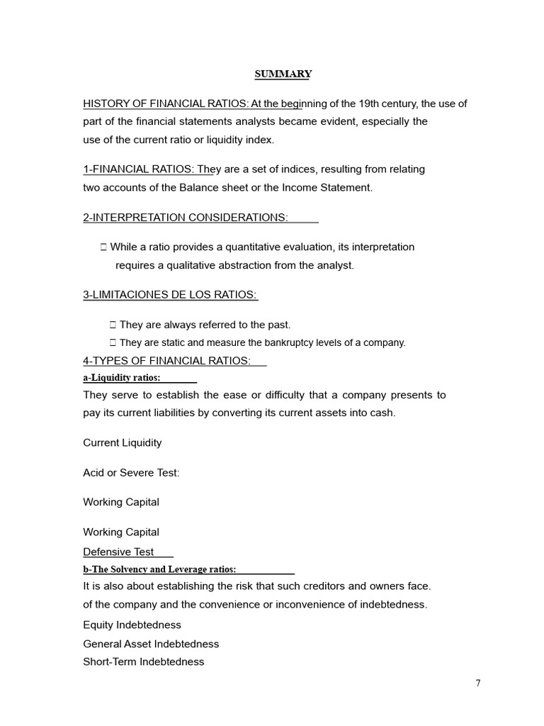 Understanding Financial Ratios Explained | PDF | Debt | Financial Ratio