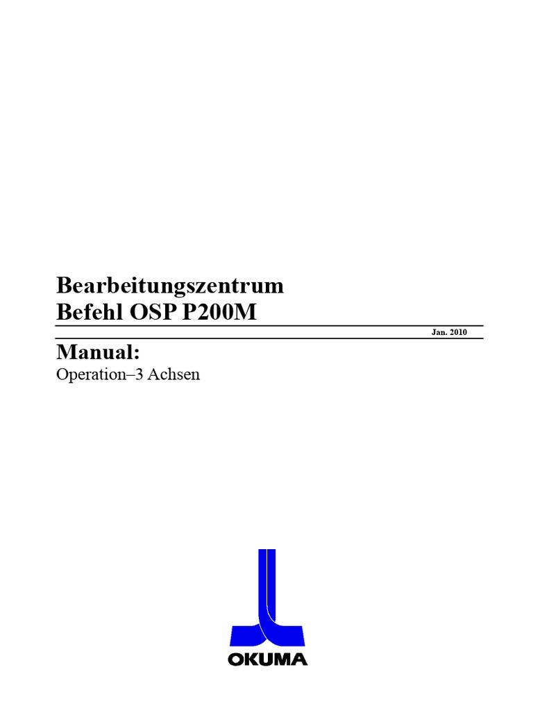 Basisoperation - P200M | PDF