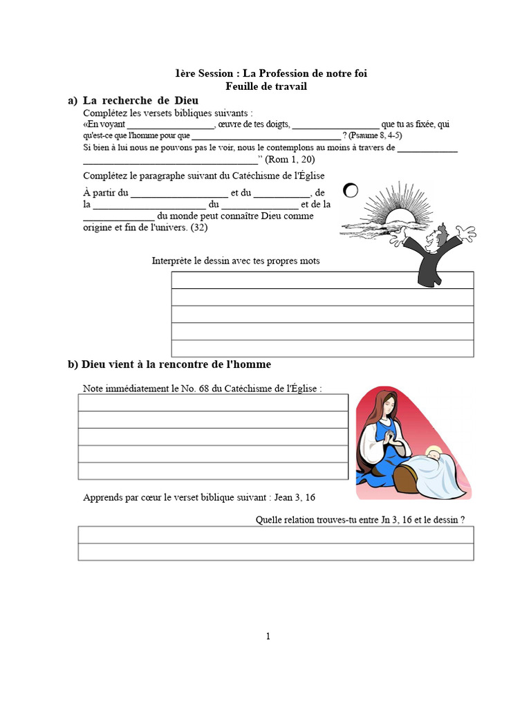 La Foi et la Révélation en Christ | PDF | Baptisme | Saint-Esprit
