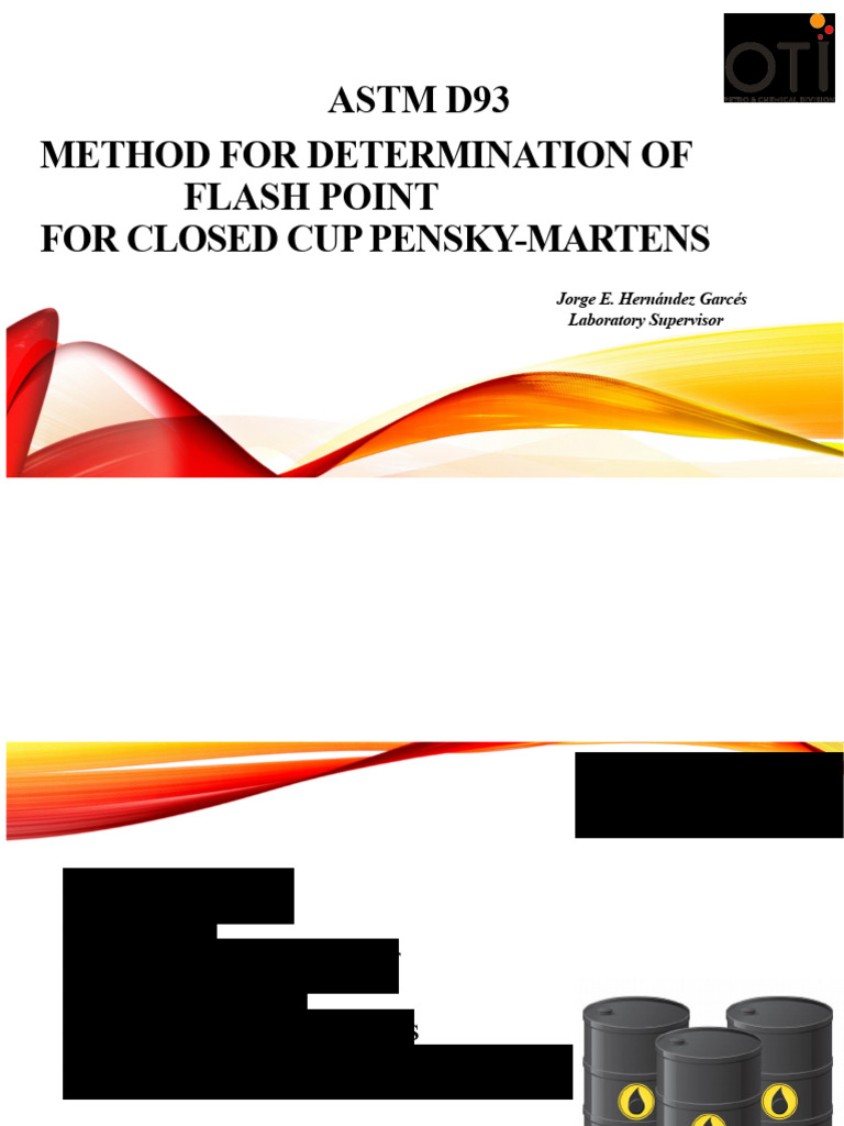 ASTM D93 Flash Point Testing Method | PDF | Biodiesel | Applied And ...
