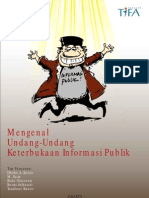 Buku Saku Mengenal UU Keterbukaan Informasi Publik