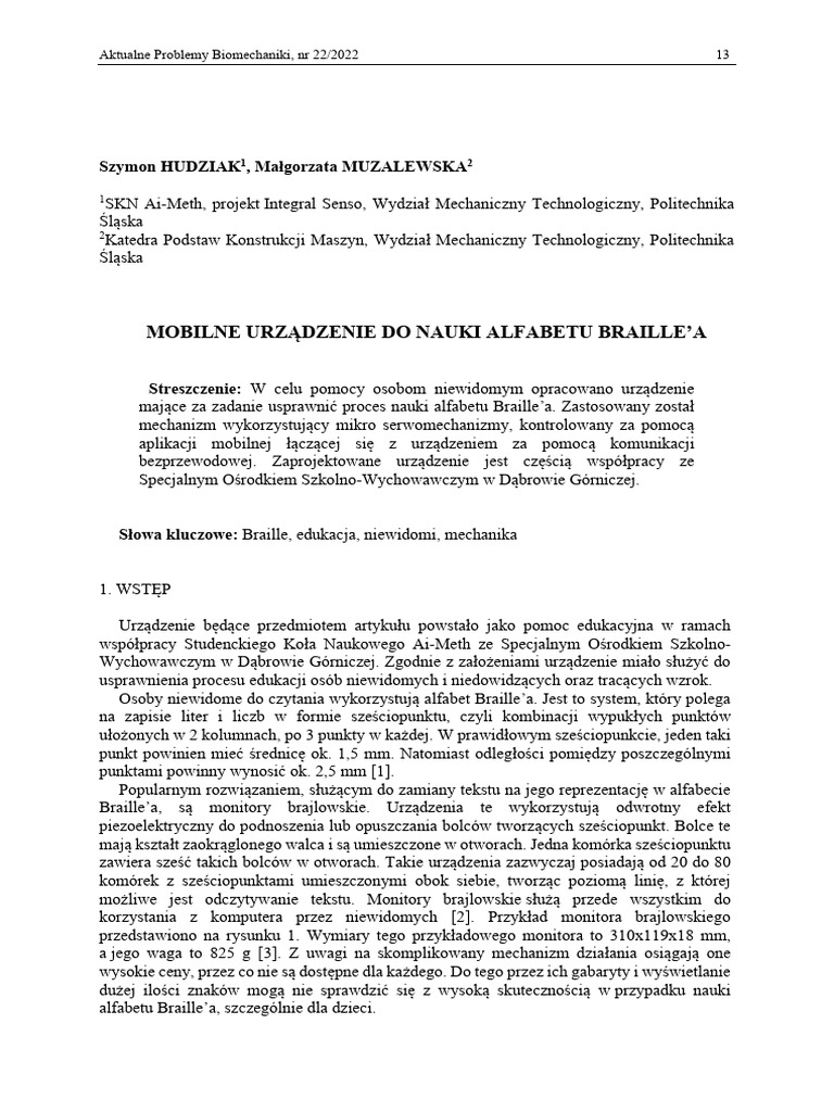 Hudziak Aktualne Problemy 2022 22 | PDF