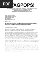 Download WAGPOPS Letter to Suny Opposing Citizens of the World Charter Schools by Grassroots Education Movement NYC SN94382088 doc pdf