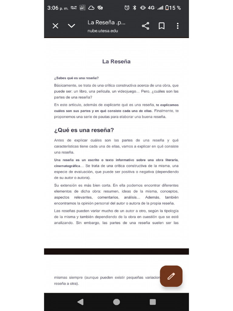 Cómo Hacer Una Reseña | PDF