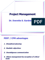 Project Management: Dr. Everette S. Gardner, JR