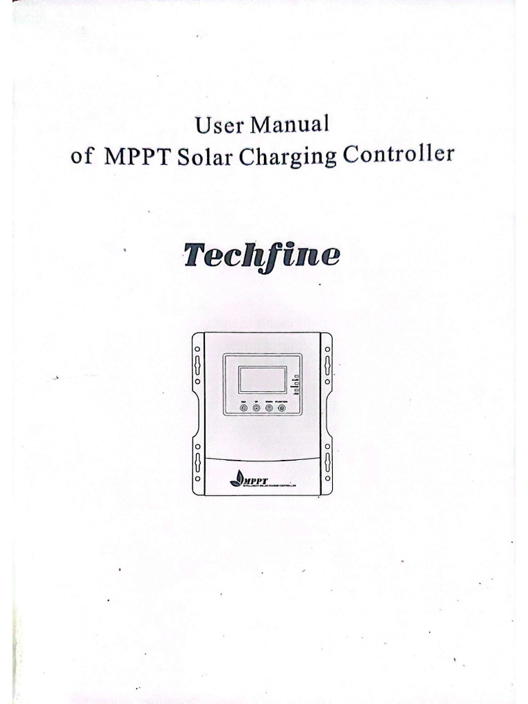 MPPT Techfine | PDF