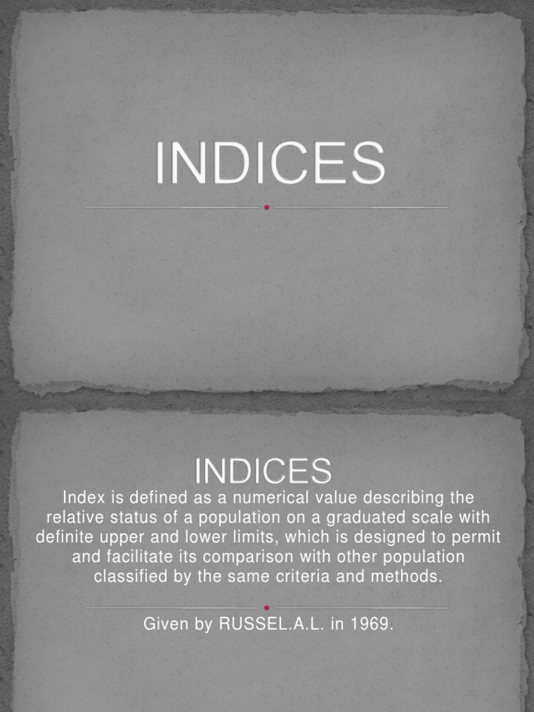 Dental Indices Human Tooth Tooth Enamel