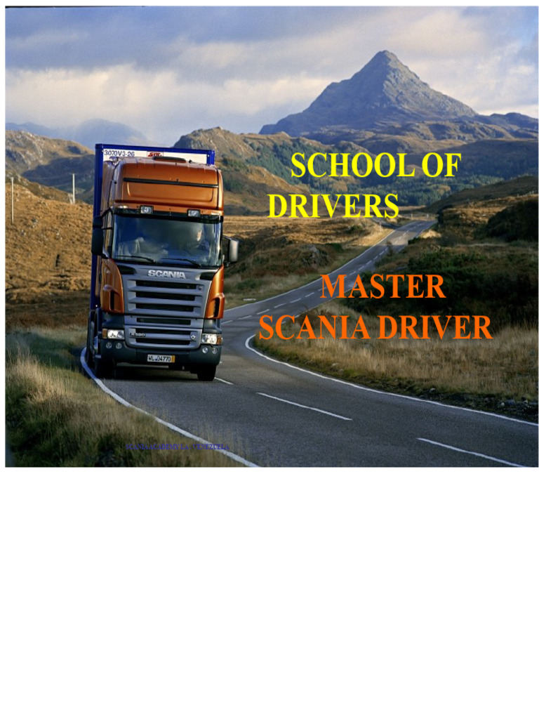 Scania Driver Training Overview | PDF | Engines | Brake