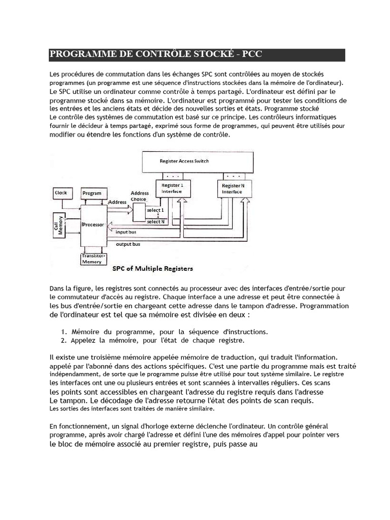 Contrôle des systèmes SPC par ordinateur | PDF | Programme informatique ...