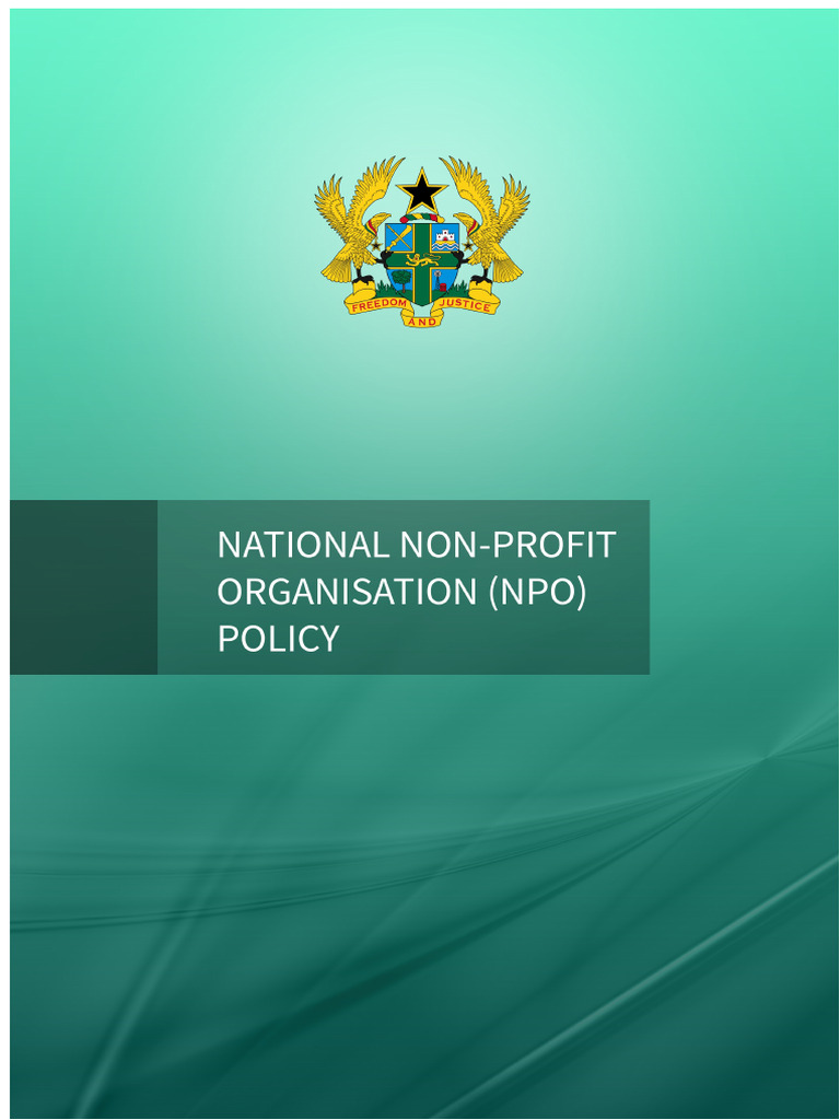 NPOS Organisasi Non Profit Nasional Kebijakan | PDF