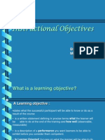 Instructional Objectives: By: Muhammed Khatti