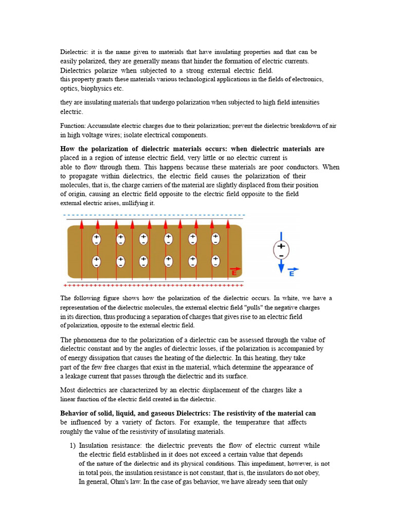 Understanding Dielectric Materials and Their Applications | PDF ...