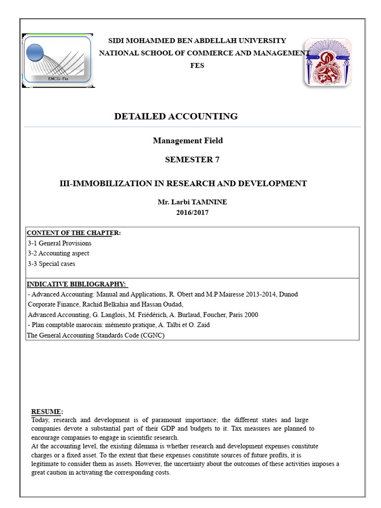 Research and Development Expenses | PDF | Expense | Depreciation