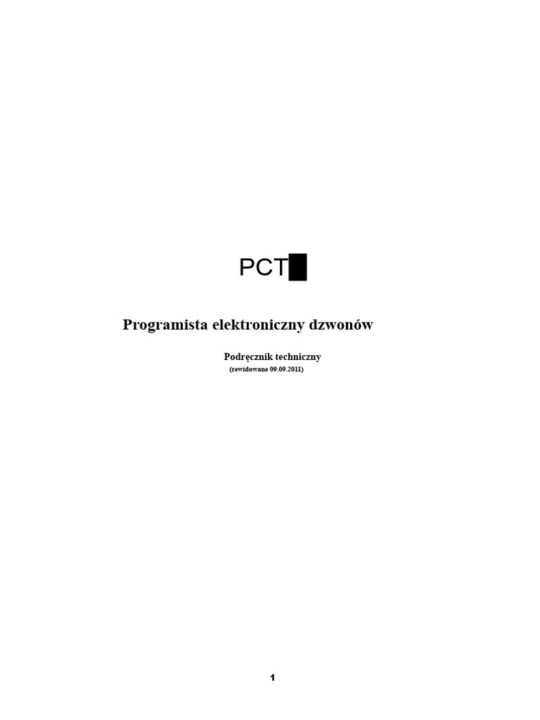 PCTR Instrukcja | PDF