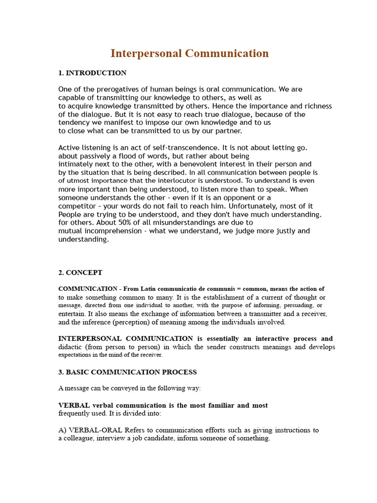 Psychology - Active Listening | PDF | Communication | Nonverbal ...