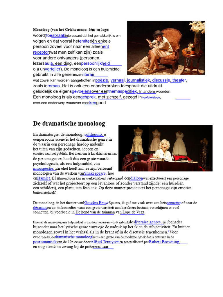 Monoloog | PDF