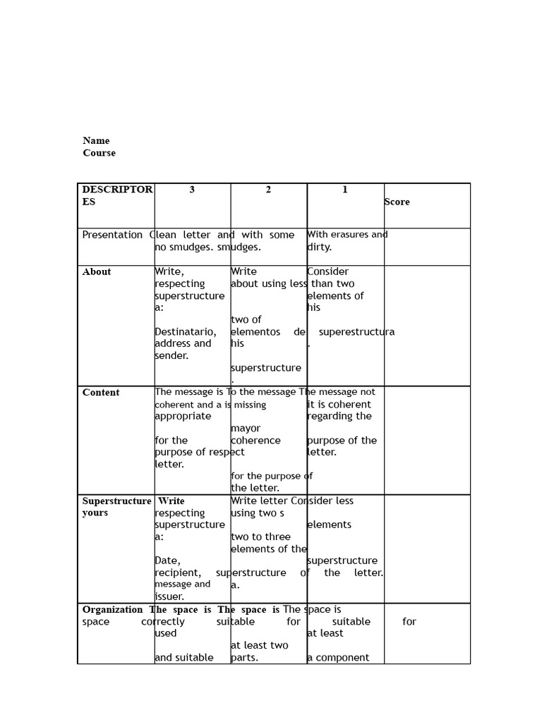 Handwritten Letter Evaluation Guide | PDF | Writing