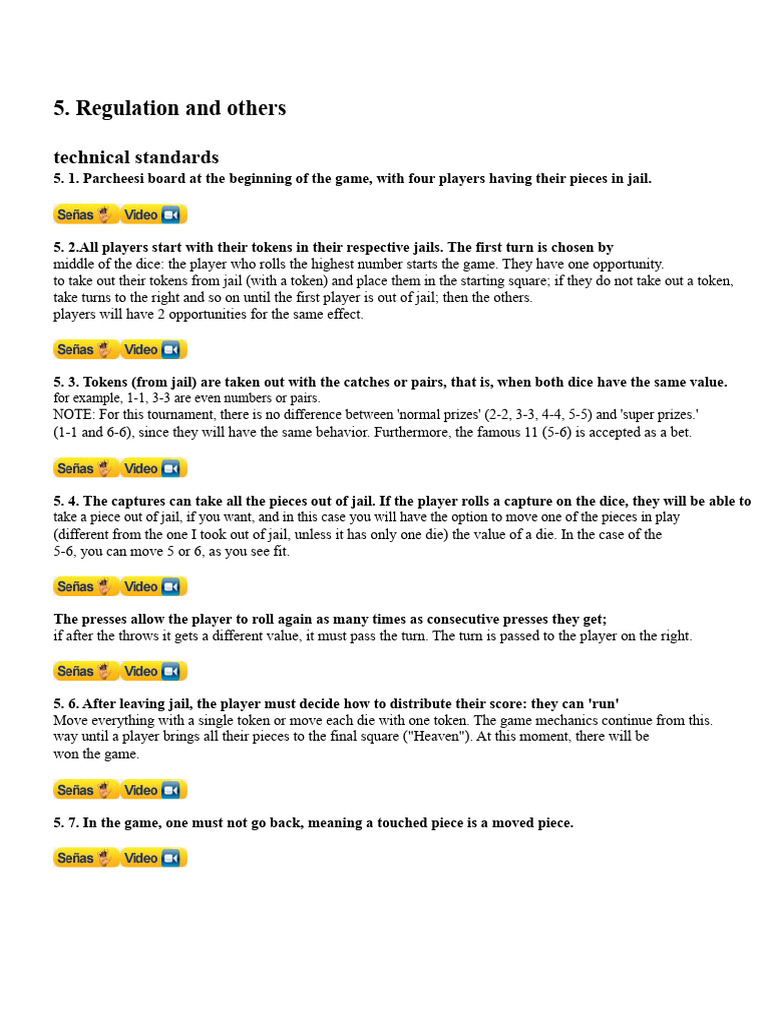 Parcheesi Game Rules Explained | PDF | Chess | Chess Theory