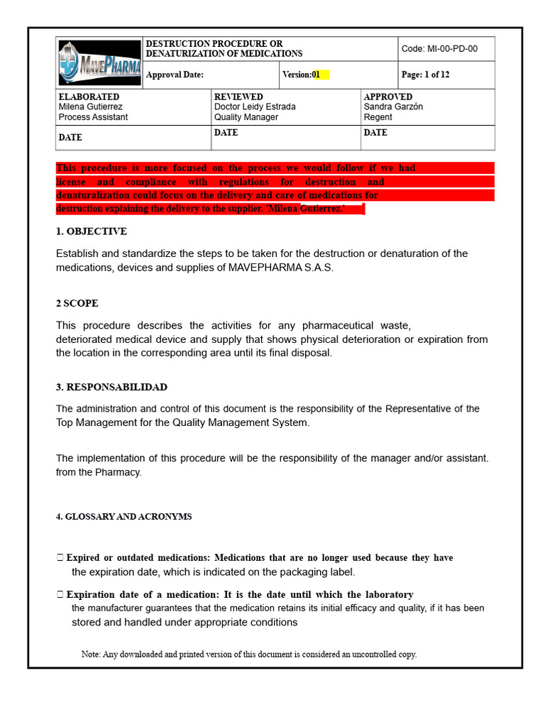 Denaturalization of Medications | PDF | Medical Device | Vaccines