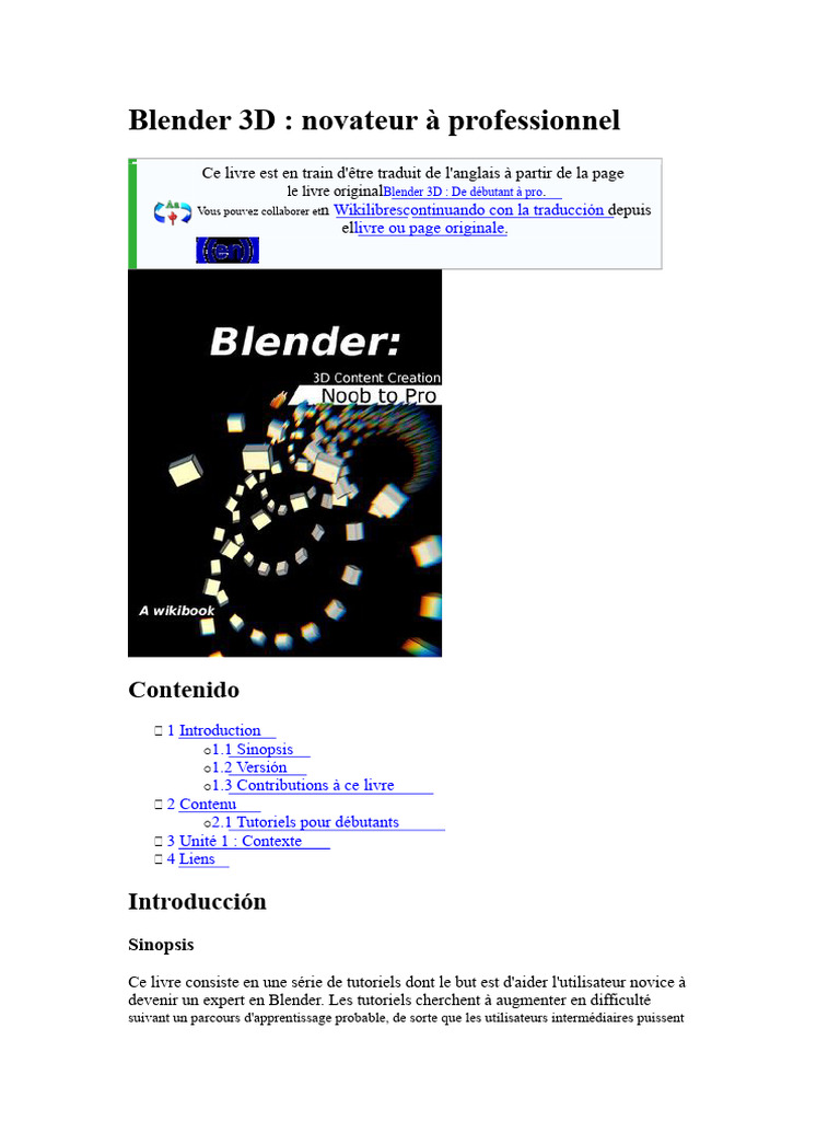 Blender 3D : De novice à expert | PDF | Blender | Logiciel