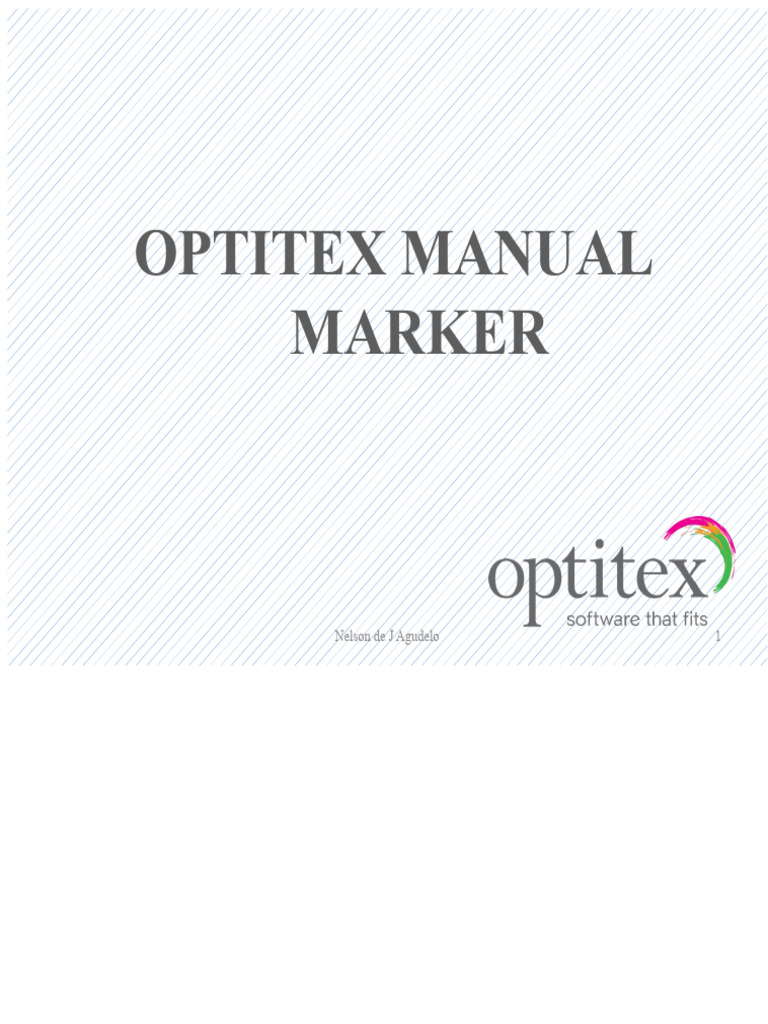 Optitex Marker Industrialization Guide | PDF | Computer File | Computing