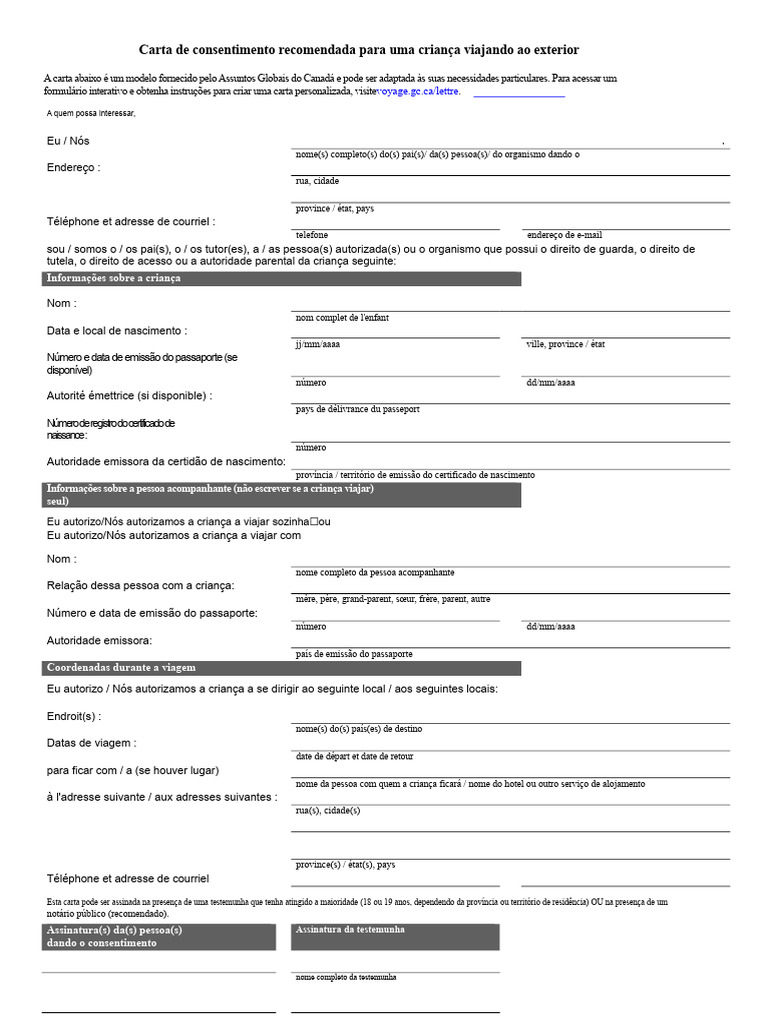 carta de consentimento | PDF