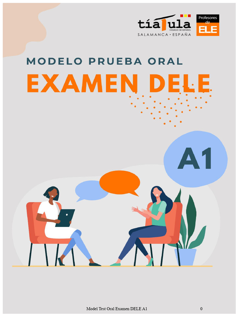 Model Proba Oral Examen DELE A1 | PDF