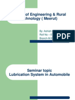 Lubrication System in Automobile