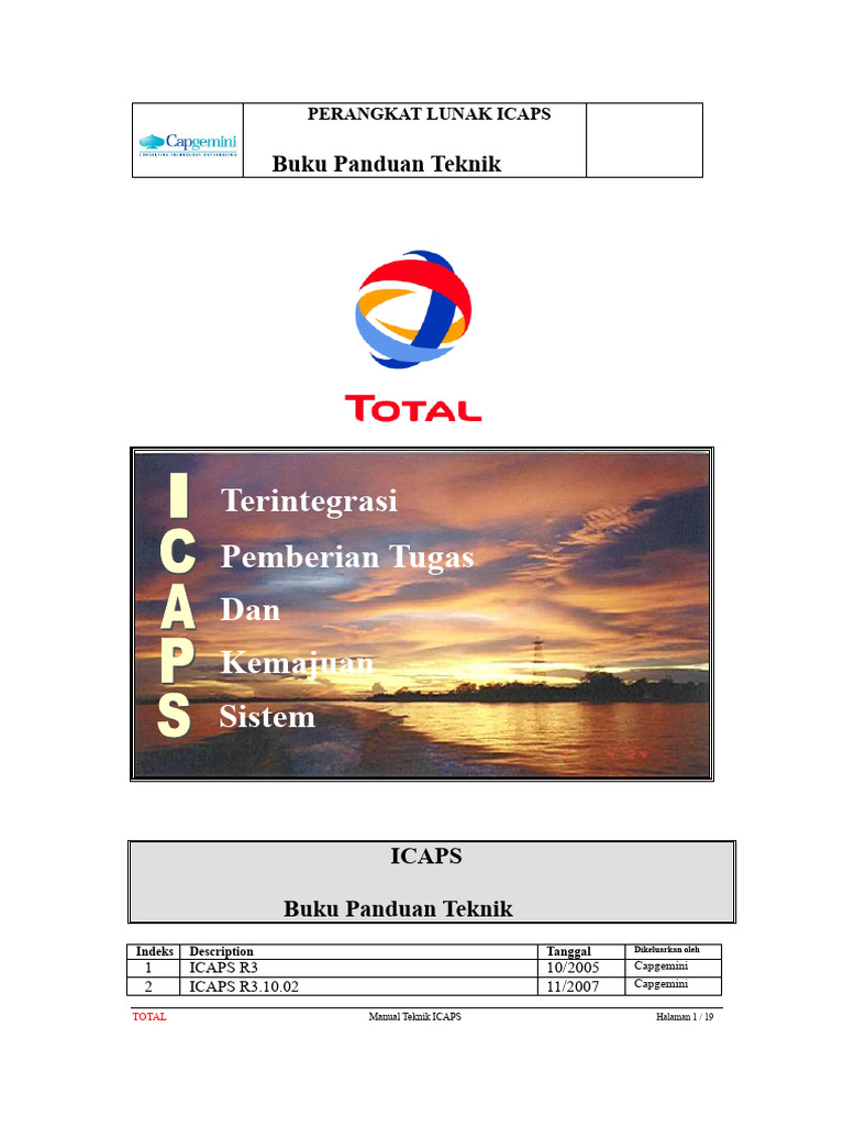 Manual Teknik ICAPS R3 10 | PDF
