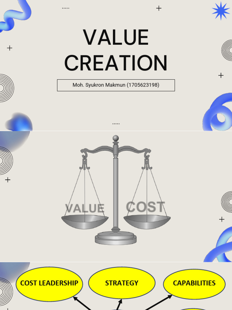 Value Creation by Syukron | PDF