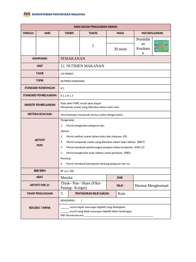 RPH PK THN 5 v2 (m37) | PDF