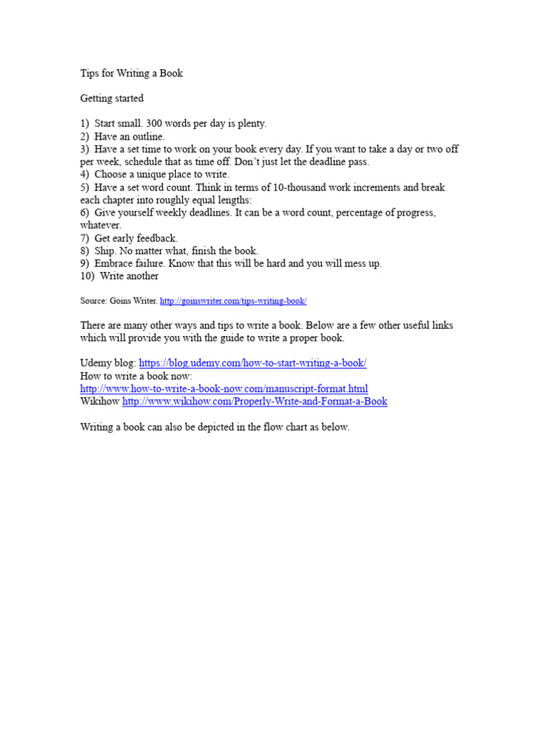 Essential Tips for Writing a Book | PDF