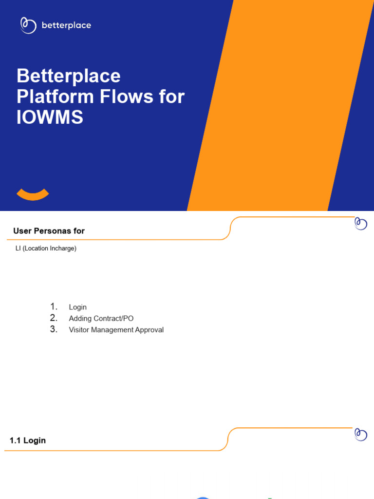 Betterplace IOWMS User Guide for Roles | PDF | Password | Software