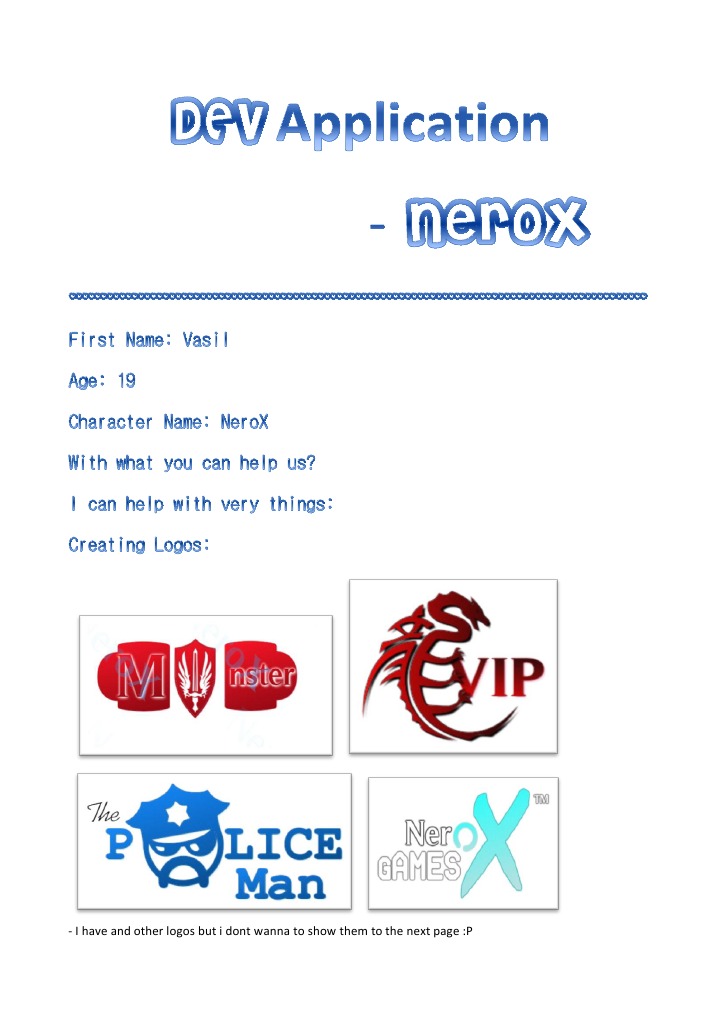 DEV Application | PDF