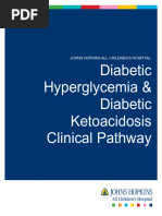 Diabetic Hyperglycemia & DKA Pathway Guide | PDF | Diabetes | Hyperglycemia