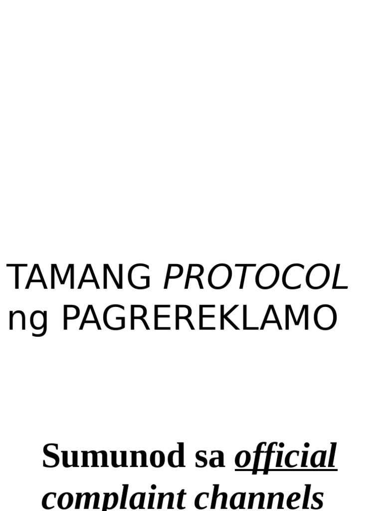 Orientation On Protocol | PDF