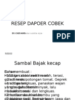 Download RESEP DAPOER COBEK by Indri Wulandari SN94395113 doc pdf