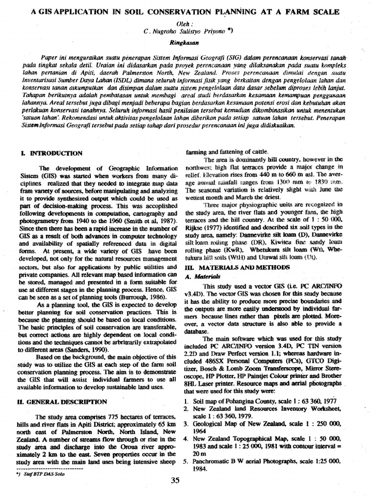 GIS for Soil Conservation Planning | PDF | Tillage | Geographic ...